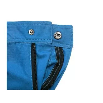 Hose CXS STRETCH, 170-176cm, Herren, mittelblau-schwarz, Gr. 44