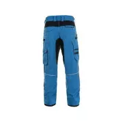 Hose CXS STRETCH, 170-176cm, Herren, mittelblau-schwarz, Gr. 52