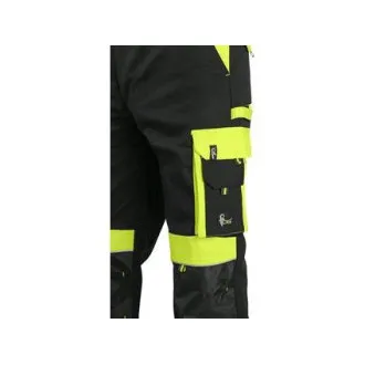 Taillenhose CXS SIRIUS BRIGHTON, 170-176cm, schwarz-gelb, Gr. 46 Taillenhose CXS SIRIUS BRIGHTON, 170-176cm, schwarz-gelb, Gr. 46