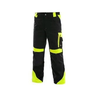 Taillenhose CXS SIRIUS BRIGHTON, 170-176cm, schwarz-gelb, Gr. 50 Taillenhose CXS SIRIUS BRIGHTON, 170-176cm, schwarz-gelb, Gr. 50