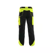 Taillenhose CXS SIRIUS BRIGHTON, 170-176cm, schwarz-gelb, Gr. 64