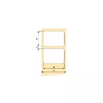 OEM Thermoetiketten 100mm x 150mm Thermoetiketten, Preis für 500 Stück, BPA frei