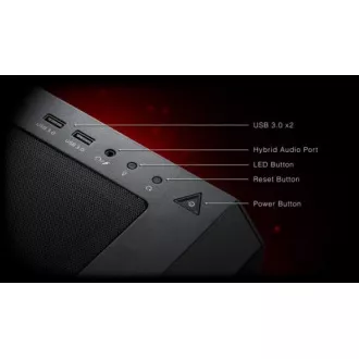 ADATA XPG Gehäuse STARKER AIR Mid-Tower, ohne Netzteil, 1x 120mm 1x 120mm ARGB, Schwarz ADATA XPG Gehäuse STARKER AIR Mid-Tower, ohne Netzteil, 1x 120mm 1x 120mm ARGB, Schwarz