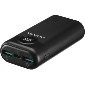 ADATA PowerBank AP10000 - externer Akku für Handy/Tablet 10000mAh, schwarz (37Wh) USB-C ADATA PowerBank AP10000 - externer Akku für Handy/Tablet 10000mAh, schwarz (37Wh) USB-C