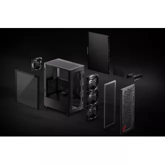 ADATA XPG Gehäuse VALOR AIR Mid-Tower, ohne Netzteil, 4x 120mm Lüfter, Schwarz ADATA XPG Gehäuse VALOR AIR Mid-Tower, ohne Netzteil, 4x 120mm Lüfter, Schwarz