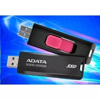 ADATA Externe SSD 1TB SC610, USB-A 3.2, schwarz ADATA Externe SSD 1TB SC610, USB-A 3.2, schwarz