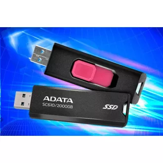 ADATA Externe SSD 2TB SC610, USB-A 3.2, schwarz ADATA Externe SSD 2TB SC610, USB-A 3.2, schwarz