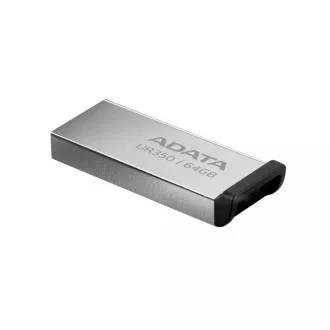 ADATA Flash Drive 64GB UR350, USB 3.2 Dash Drive, Metall schwarz