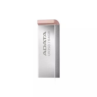 ADATA Flash Drive 64GB UR350, USB 3.2 Dash Drive, metallbraun