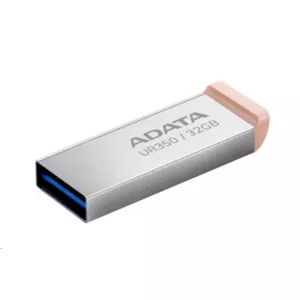 ADATA Flash Drive 128GB UR350, USB 3.2 Dash Drive, metallbraun