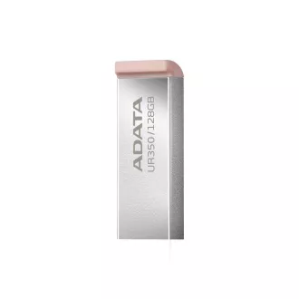 ADATA Flash Drive 128GB UR350, USB 3.2 Dash Drive, metallbraun