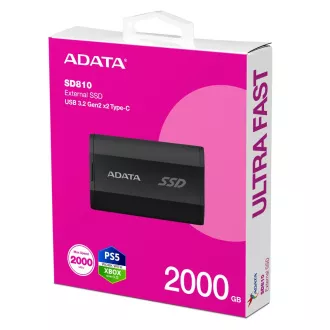 ADATA Externe SSD 2TB SD810 USB 3.2 USB-C, Schwarz ADATA Externe SSD 2TB SD810 USB 3.2 USB-C, Schwarz