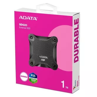 ADATA Externe SSD 1TB SD620, USB Micro-B, USB 3.2 Gen 2, R:520/W:460MB/s, schwarz ADATA Externe SSD 1TB SD620, USB Micro-B, USB 3.2 Gen 2, R:520/W:460MB/s, schwarz