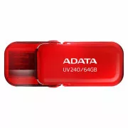 ADATA Flash-Laufwerk 64GB UV240, USB 2.0, rot