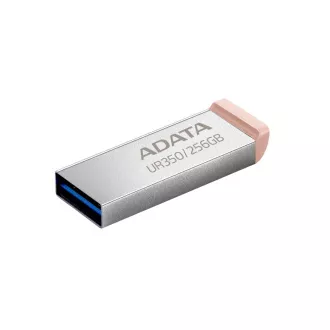 ADATA Flash Drive 256GB UR350, USB 3.2, silber-braun