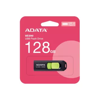 ADATA Flash Drive 128GB UC300, USB-C 3.2, schwarz-grün