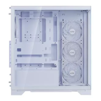 ADATA XPG Gehäuse INVADER X BTF Mid-Tower, ohne Netzteil, 5x 120mm Lüfter, Weiß