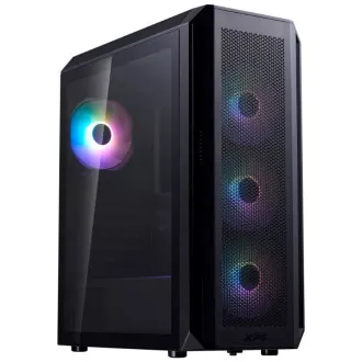 ADATA XPG Gehäuse VALOR AIR PLUS Mid-Tower, ohne Netzteil, 4x 120mm Lüfter, Schwarz