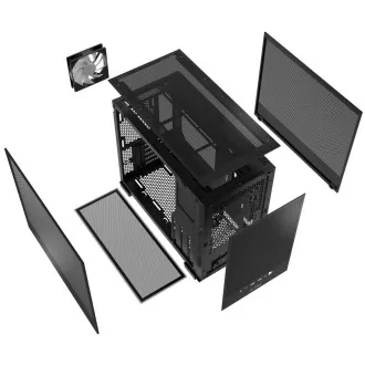 ADATA XPG Gehäuse VALOR MESH NANO Mini-Tower, ohne Netzteil, 1x 120mm ARGB Lüfter, Schwarz ADATA XPG Gehäuse VALOR MESH NANO Mini-Tower, ohne Netzteil, 1x 120mm ARGB Lüfter, Schwarz
