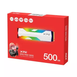 ADATA SSD 500GB XPG SPECTRIX S65G, PCIe Gen4x4 M.2 2280, (R:5000/W:2700 MB/s) ADATA SSD 500GB XPG SPECTRIX S65G, PCIe Gen4x4 M.2 2280, (R:5000/W:2700 MB/s)