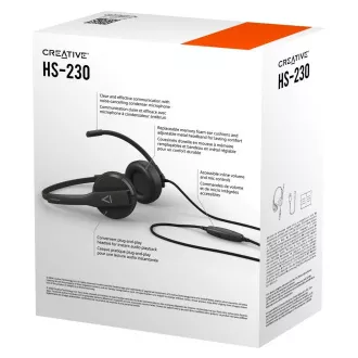 Creative HS-230 USB/Klinken-Kopfhörer Creative HS-230 USB/Klinken-Kopfhörer
