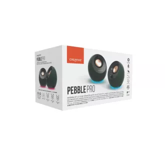 Creative Pebble Pro - mobiler Lautsprecher - schwarz