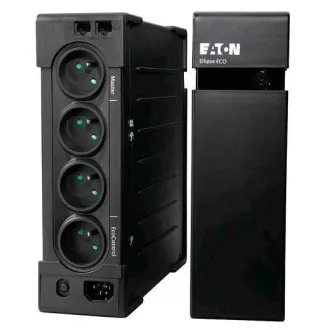 Eaton Ellipse ECO 650 FR, USV 650VA / 400W, 4 Steckdosen (3 abgesichert), tschechische Steckdosen