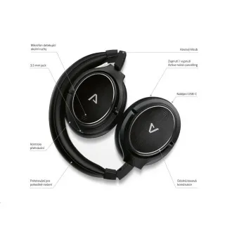LAMAX NoiseComfort ANC-Kopfhörer mit Noise Cancelling-Funktion