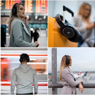 LAMAX NoiseComfort ANC-Kopfhörer mit Noise Cancelling-Funktion