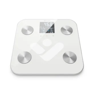 TrueLife FitScale W7 BT - Bioelektrische Impedanz-Bluetooth-Waage - Weiß