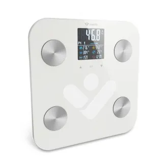 TrueLife FitScale W7 BT - Bioelektrische Impedanz-Bluetooth-Waage - Weiß