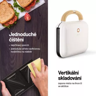 Lauben Sandwich-Maschine 3in1 900WW