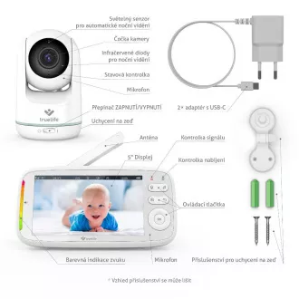 TrueLife NannyCam R5 - digitales Video-Babyphone TrueLife NannyCam R5 - digitales Video-Babyphone