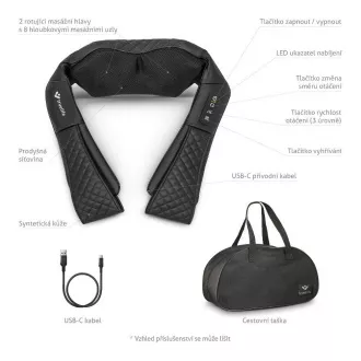 TrueLife RelaxBack B6 Charge - Massagehalsband mit wiederaufladbarer Batterie TrueLife RelaxBack B6 Charge - Massagehalsband mit wiederaufladbarer Batterie