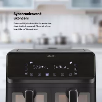 Lauben DualZone® Luftfritteuse 8000BC