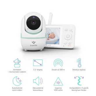 TrueLife NannyCam R4 - digitales Video-Babyphone TrueLife NannyCam R4 - digitales Video-Babyphone