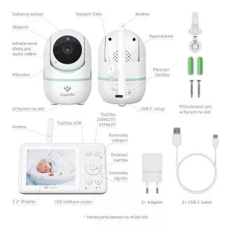 TrueLife NannyCam R4 - digitales Video-Babyphone TrueLife NannyCam R4 - digitales Video-Babyphone