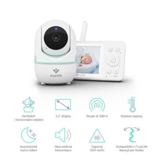 TrueLife NannyCam R4 - digitales Video-Babyphone TrueLife NannyCam R4 - digitales Video-Babyphone