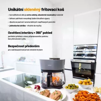 Lauben Glas&SteamAir® Friteuse 4500BG