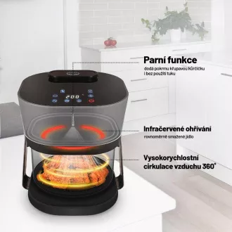 Lauben Glas&SteamAir® Friteuse 4500BG