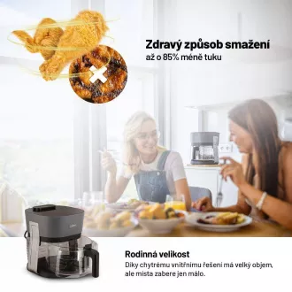 Lauben Glas&SteamAir® Friteuse 4500BG