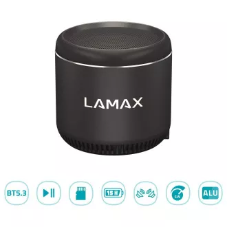 LAMAX Sphere2 Mini Bluetooth Lautsprecher, USB-C