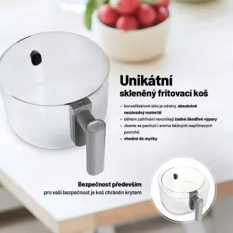 Lauben Glas&Grill Heißluftfritteuse 3in1 5500BG - Heißluftfritteuse