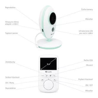 TrueLife NannyCam V24 Pro - digitales Video-Babyphone TrueLife NannyCam V24 Pro - digitales Video-Babyphone
