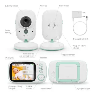 TrueLife NannyCam H32 Pro - digitales Video-Babyphone TrueLife NannyCam H32 Pro - digitales Video-Babyphone