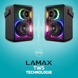 LAMAX CyberWave1 - tragbarer Lautsprecher LAMAX CyberWave1 - tragbarer Lautsprecher