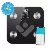TrueLife FitScale W6 BT - Bioelektrische Impedanz-Bluetooth-Waage - schwarz