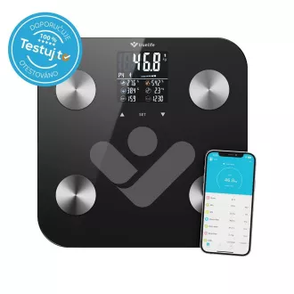 TrueLife FitScale W6 BT - Bioelektrische Impedanz-Bluetooth-Waage - schwarz TrueLife FitScale W6 BT - Bioelektrische Impedanz-Bluetooth-Waage - schwarz