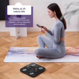 TrueLife FitScale W6 BT - Bioelektrische Impedanz-Bluetooth-Waage - schwarz TrueLife FitScale W6 BT - Bioelektrische Impedanz-Bluetooth-Waage - schwarz