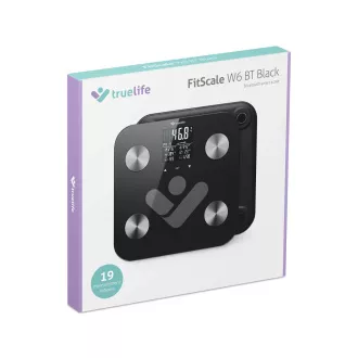 TrueLife FitScale W6 BT - Bioelektrische Impedanz-Bluetooth-Waage - schwarz TrueLife FitScale W6 BT - Bioelektrische Impedanz-Bluetooth-Waage - schwarz